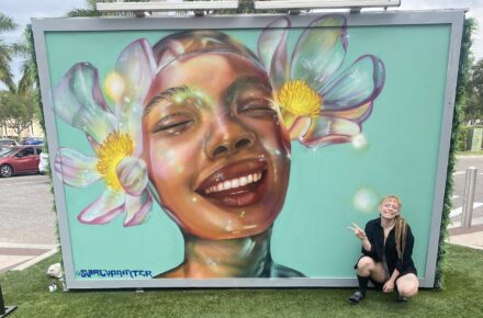 All Smiles For New Mural