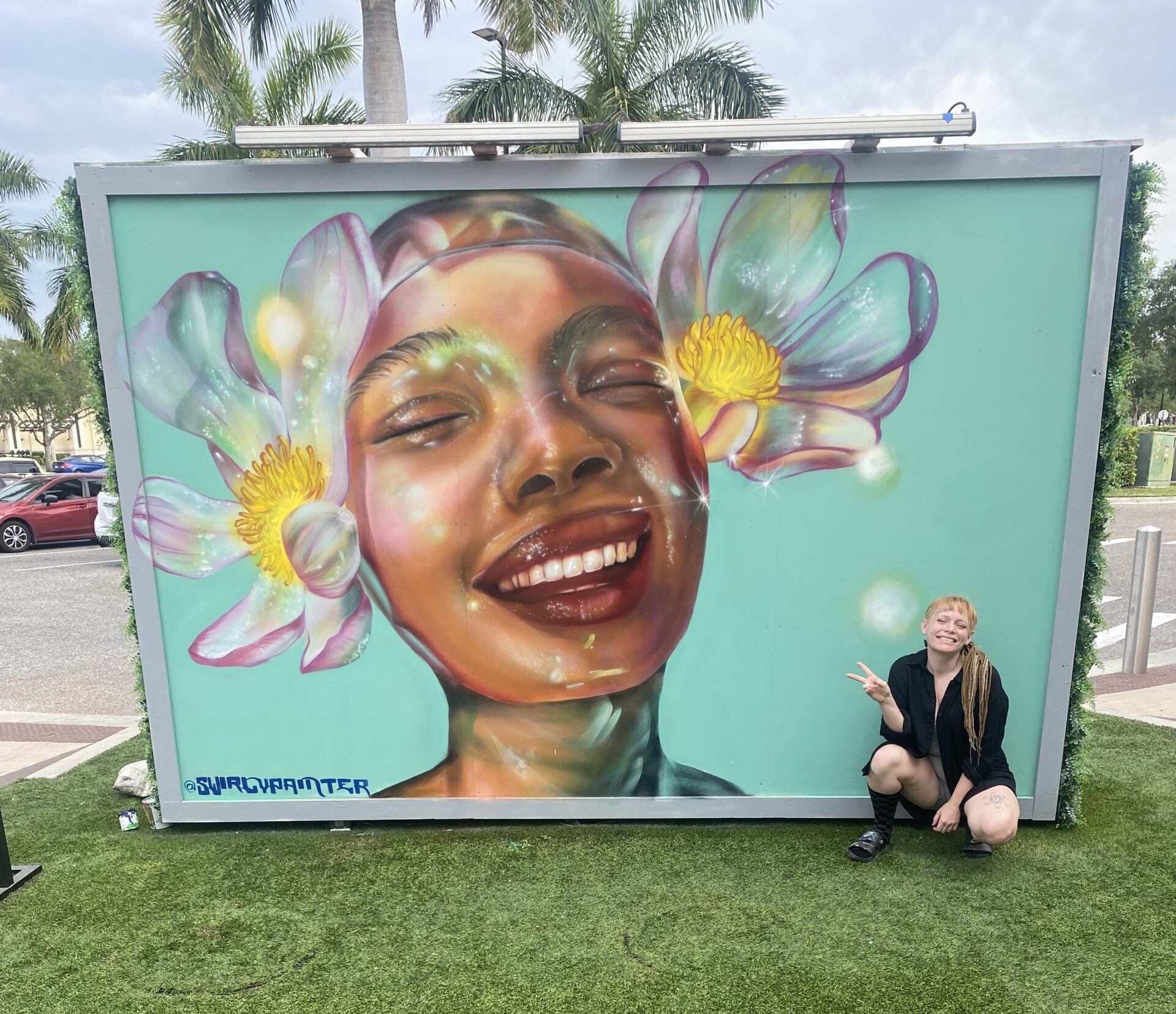 All Smiles For New Mural - University Town Center Sarasota